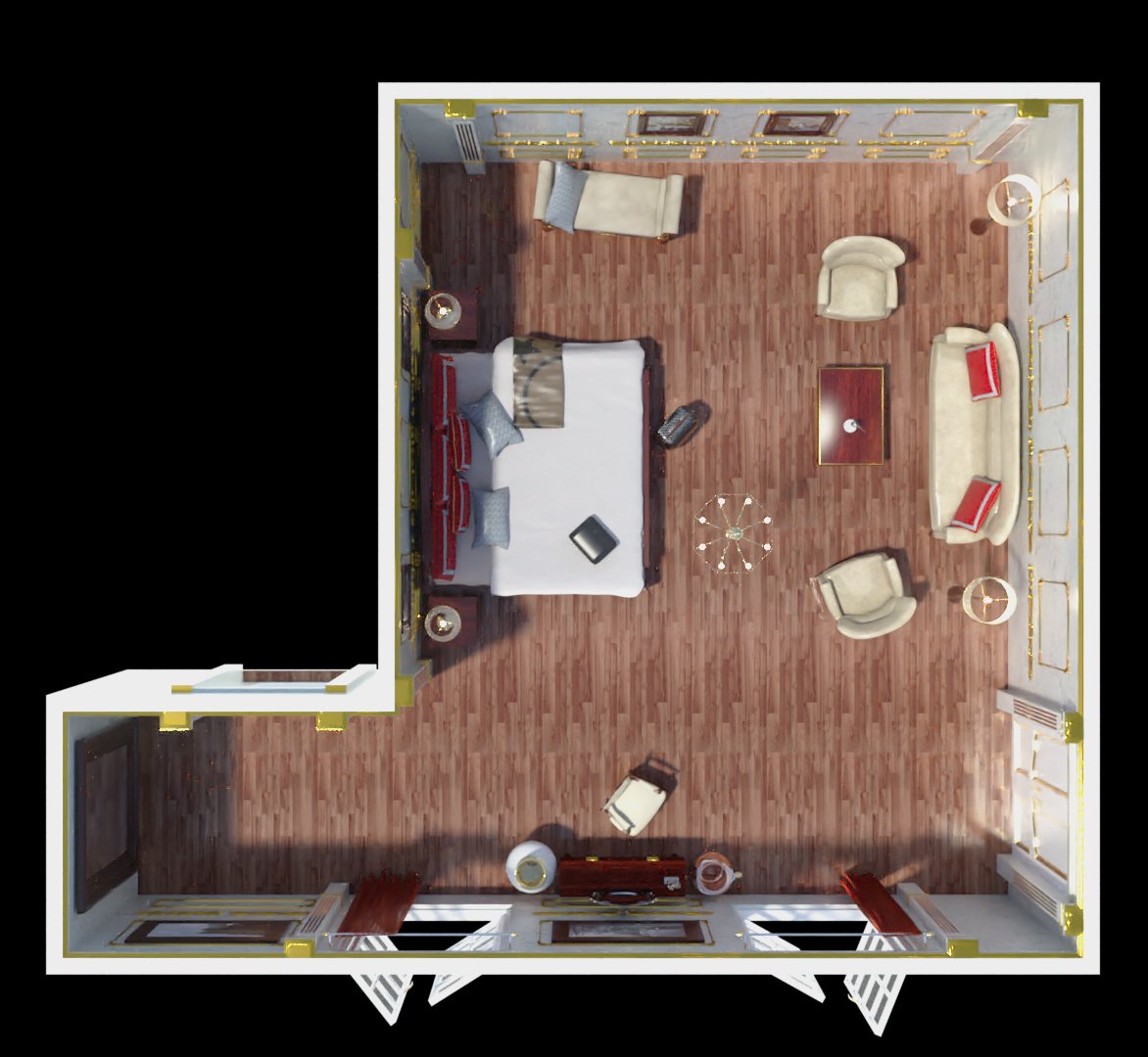 Russian Bedroom Russian Bedroom by: Tesla3dCorp, 3D Models by Daz 3D