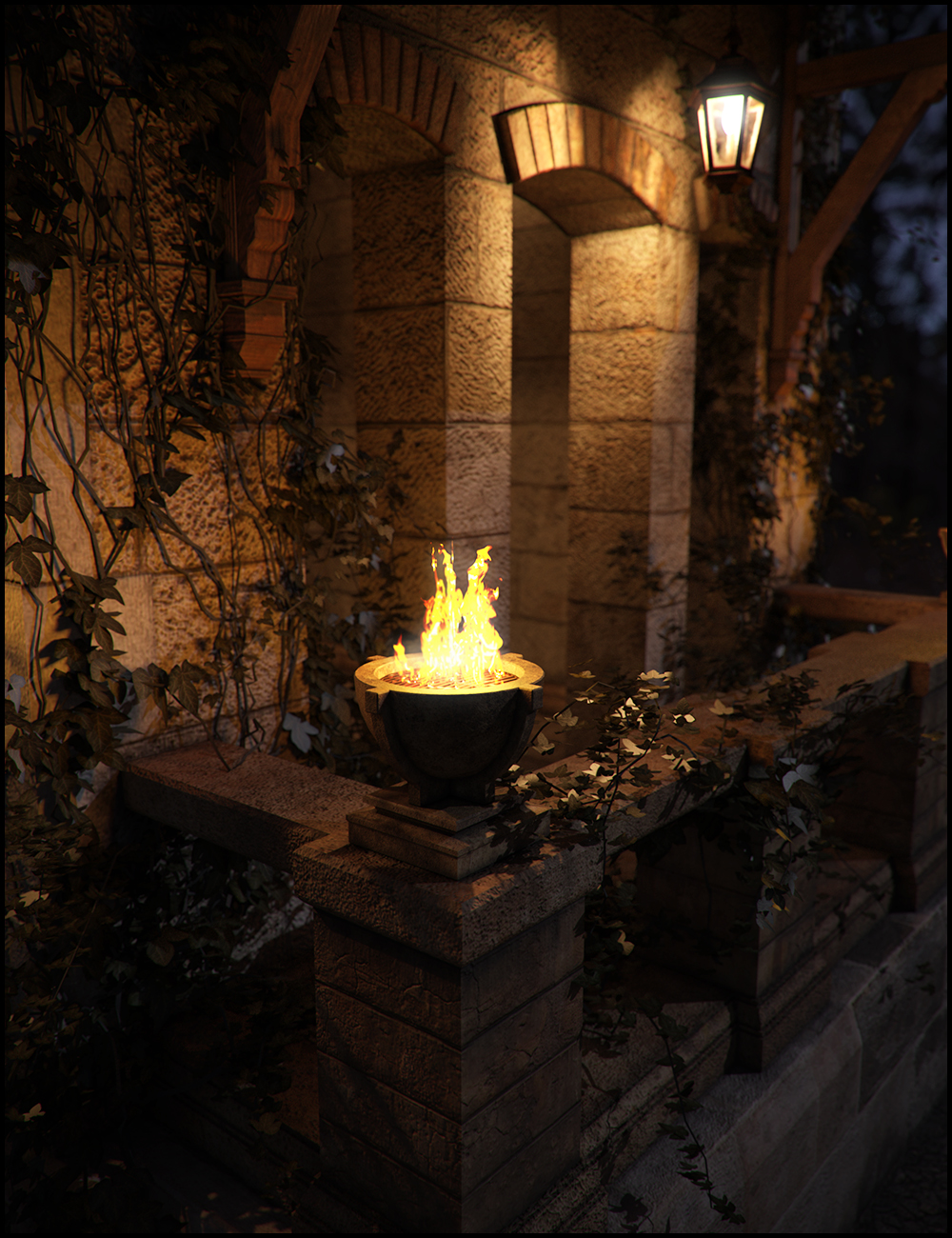 Pavilion of Montchanin Fallen Iray Addon Pavilion of Montchanin Fallen Iray Addon by: Jack Tomalin, 3D Models by Daz 3D
