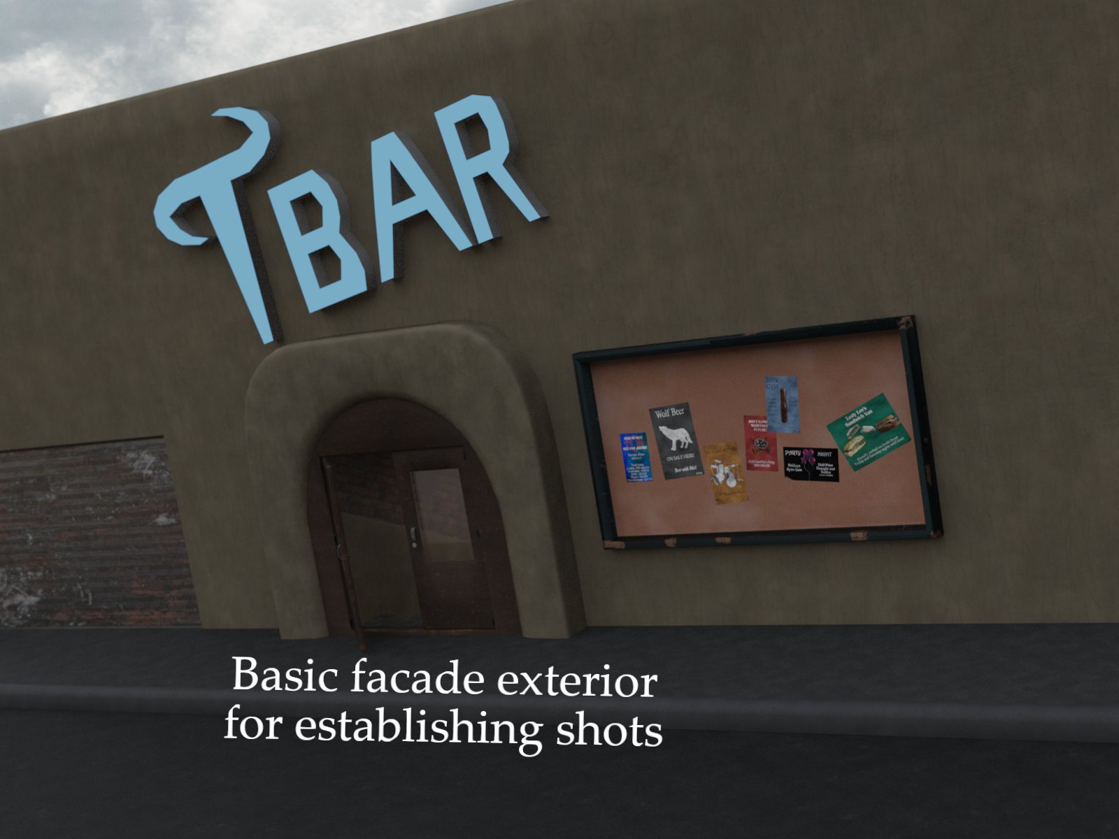 Tornado Bar: Fight Bar by: Silent Winter, 3D Models by Daz 3D