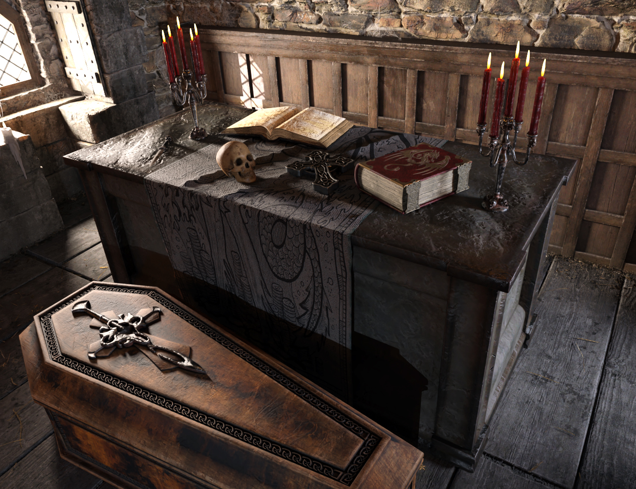 Mortuorum Sacris : Nosferatu Mortuorum Sacris : Nosferatu by: Moonscape GraphicsSade, 3D Models by Daz 3D