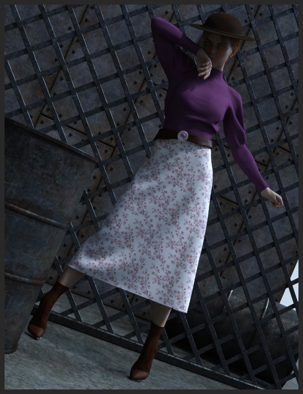 dForce Modern Romantic Outfit Textures by: Nathy Design, 3D Models by Daz 3D