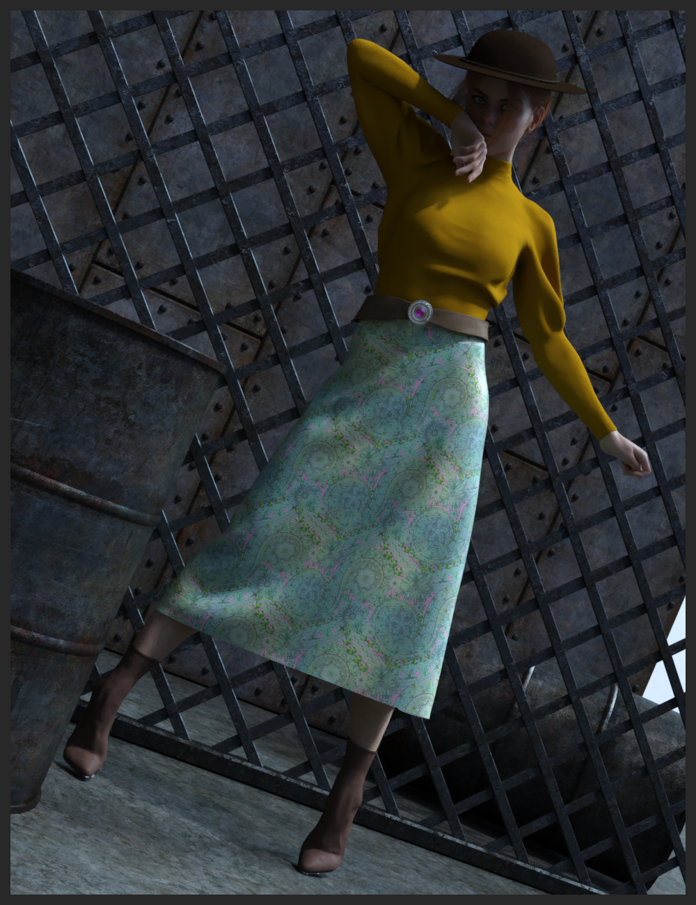 dForce Modern Romantic Outfit Textures by: Nathy Design, 3D Models by Daz 3D