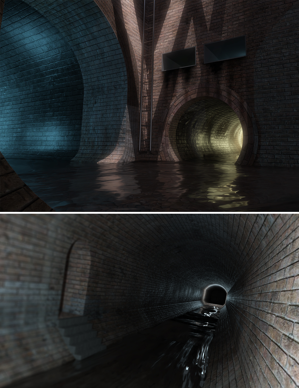 Underground Sewer by: PerspectX, 3D Models by Daz 3D