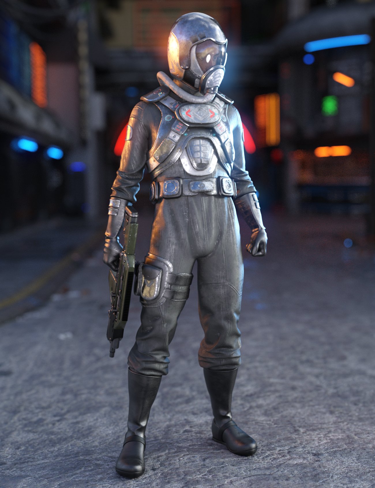 Battle Pilot Outfit for Genesis 8 Male(s) by: Yura, 3D Models by Daz 3D