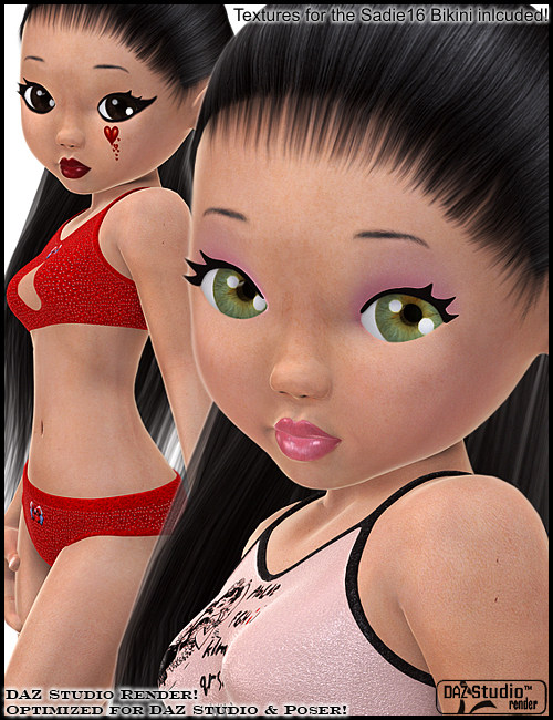 Little LiLu for Sadie16 by: Morris, 3D Models by Daz 3D