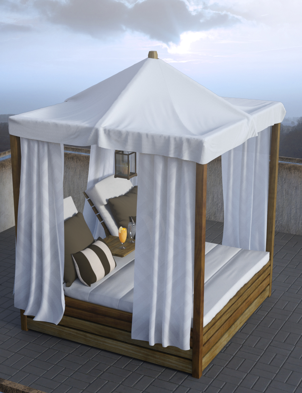 Garden Bed by: fjaa3d, 3D Models by Daz 3D