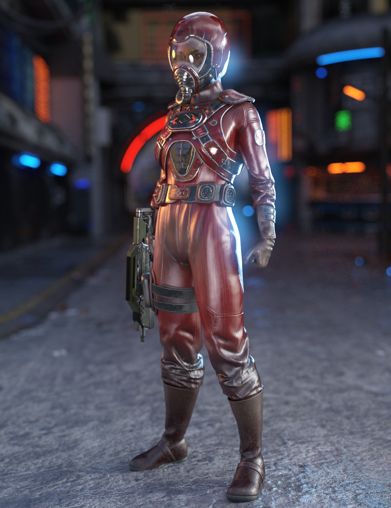 Battle Pilot Outfit for Genesis 8 Female(s)