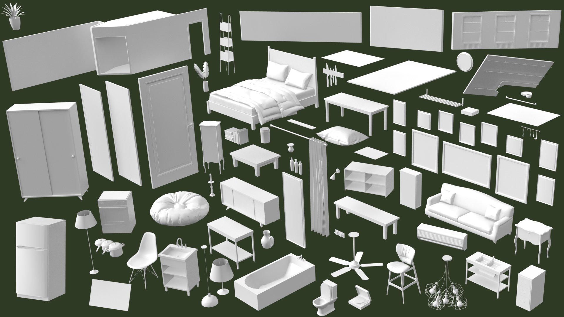 Downtown NY Living Room Downtown NY Living Room by: clacydarch3d, 3D Models by Daz 3D