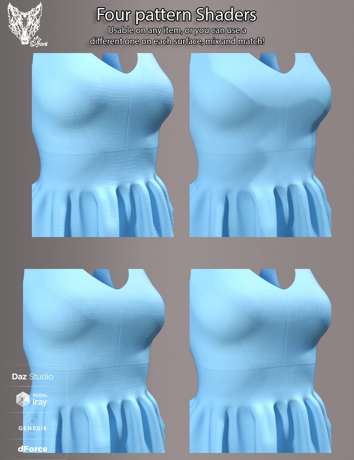 dForce Inocencia Dress Outfit for Genesis 8 Female(s) by: ZKuro, 3D Models by Daz 3D
