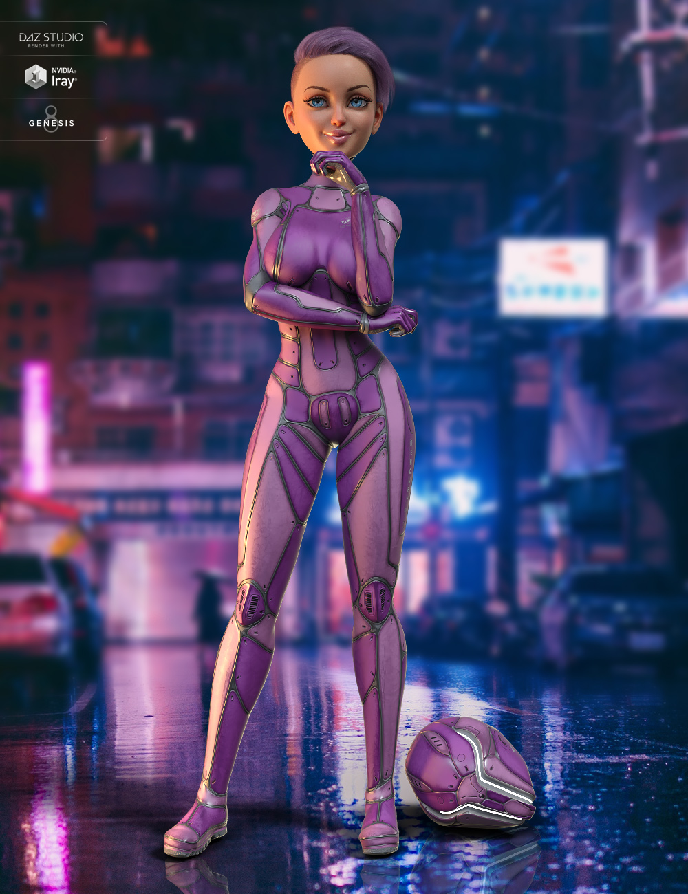 Mercury Ranger for Genesis 8 Female(s) by: midnight_stories, 3D Models by Daz 3D