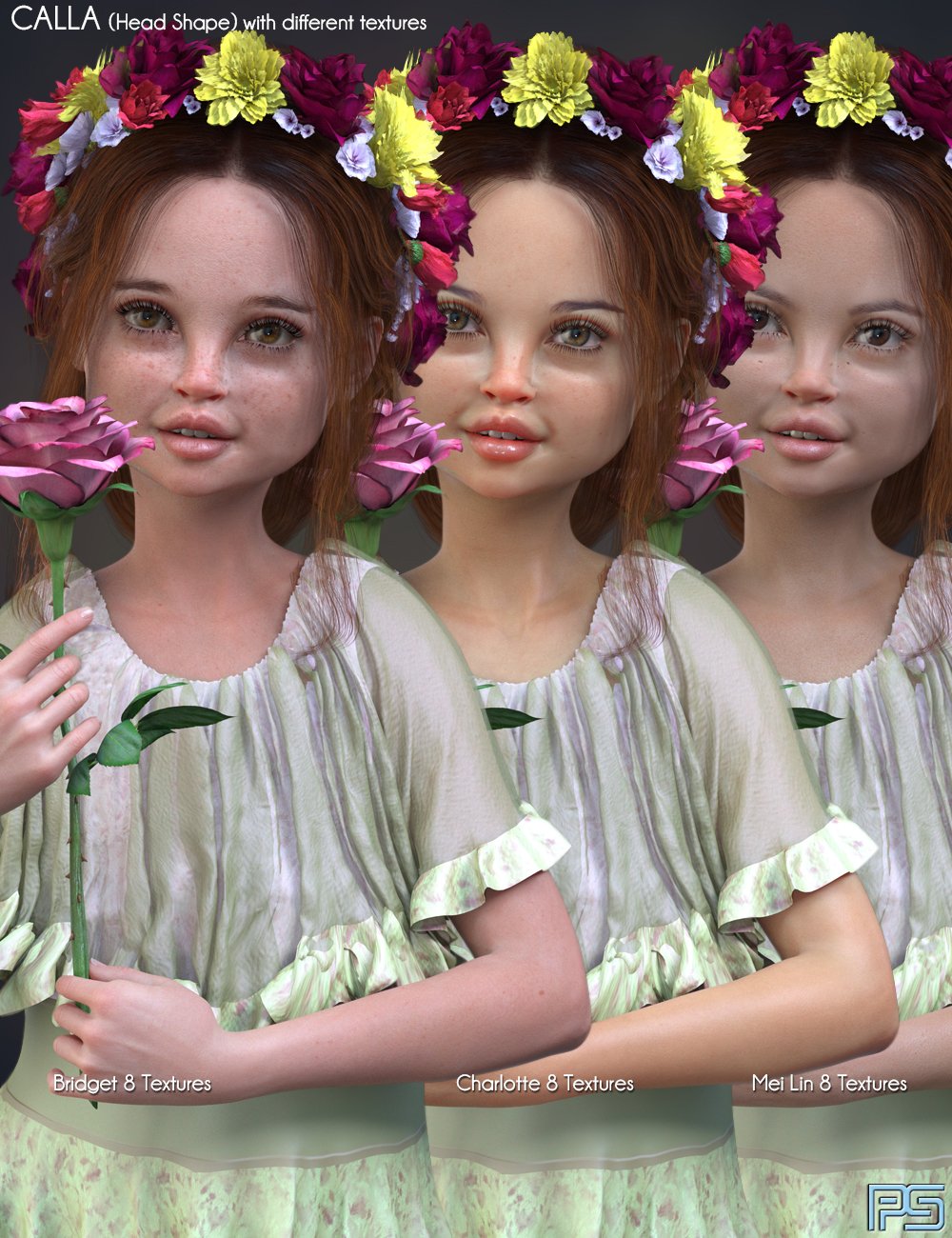 Whimsical Girls for Genesis 8 Female by: Pixelunashadownet, 3D Models by Daz 3D