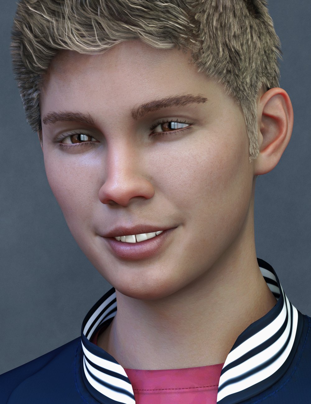 Teen Jamie HD for Genesis 8 Male by: Emrys, 3D Models by Daz 3D