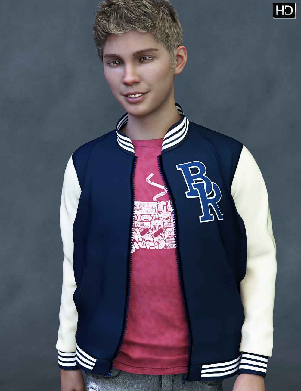 Teen Jamie HD for Genesis 8 Male by: Emrys, 3D Models by Daz 3D