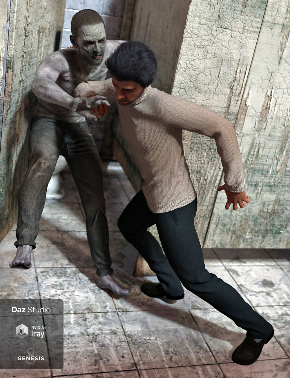 A Zombie Survival Guide for West Park Ablutions by: Devon, 3D Models by Daz 3D