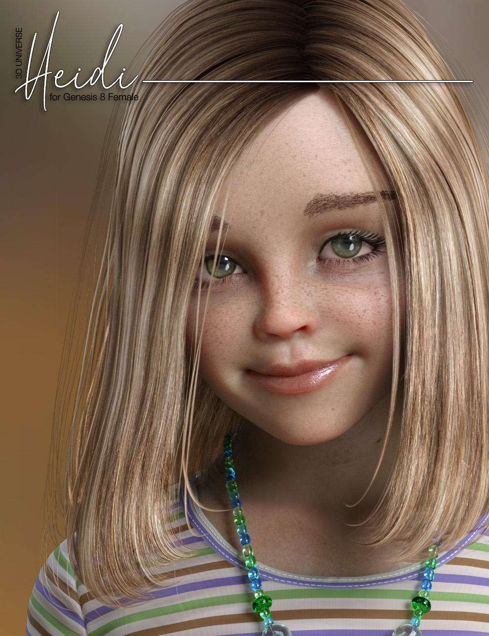 Heidi Character for Genesis 8 Female(s) by: 3D Universe, 3D Models by Daz 3D