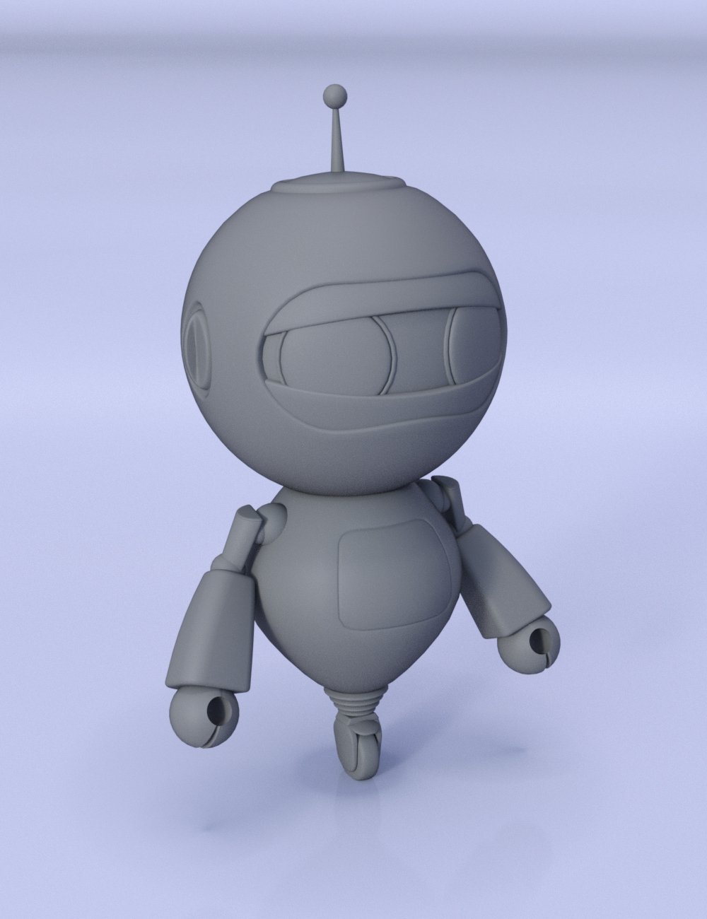 Cute Little Robot Cute Little Robot by: DzFire, 3D Models by Daz 3D
