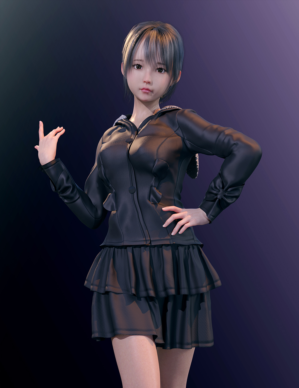 dForce Cute Clothes for Genesis 8 Female(s) | Daz 3D