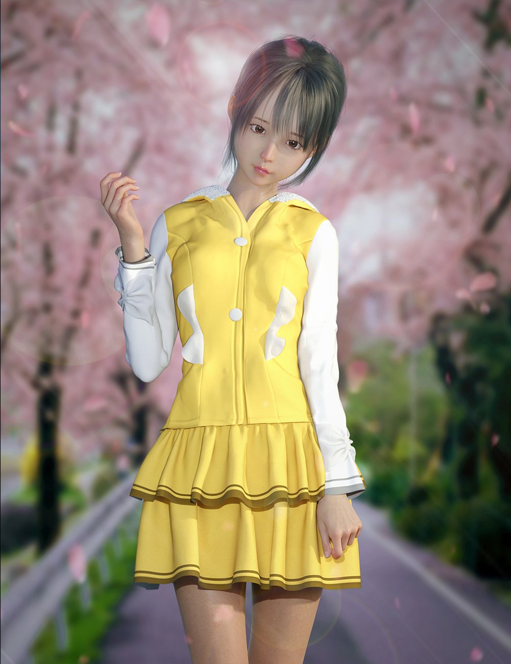 dForce Cute Clothes for Genesis 8 Female(s) | Daz 3D