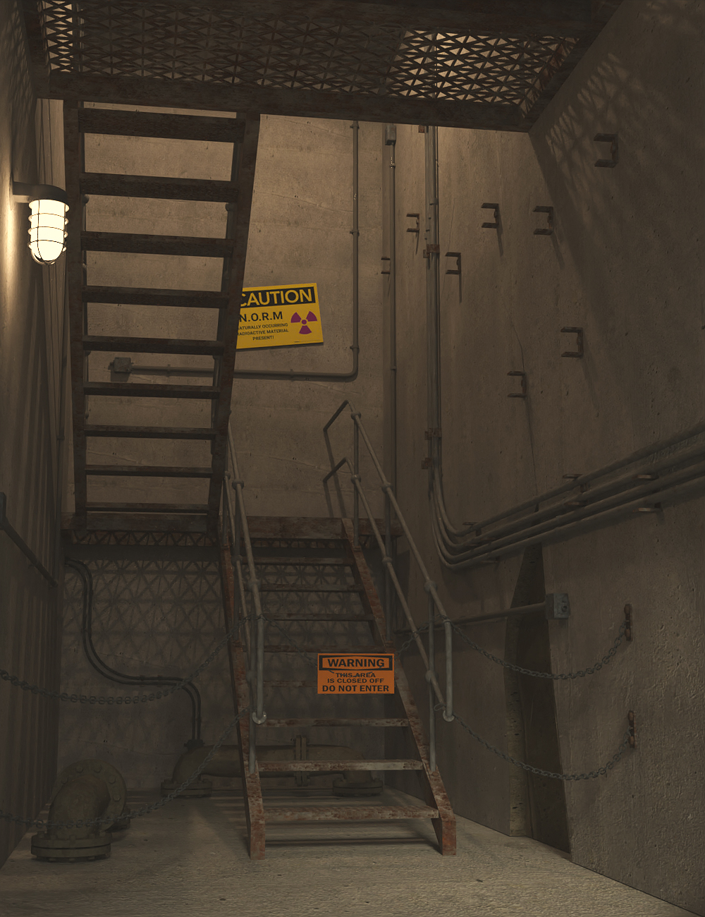 Abandoned Nuclear Facility by: Digitallab3D, 3D Models by Daz 3D