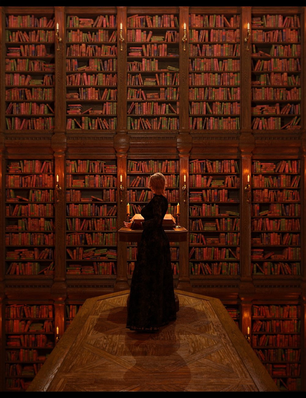 Library of Wizardry by: Hawke, 3D Models by Daz 3D