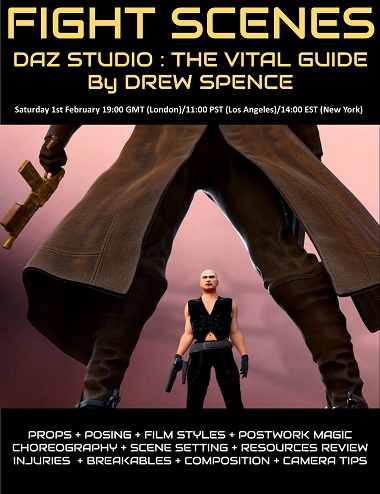 DAZ Studio FIGHT SCENES : The Vital Creative Guide by: Digital Art LiveGriffin Avid, 3D Models by Daz 3D
