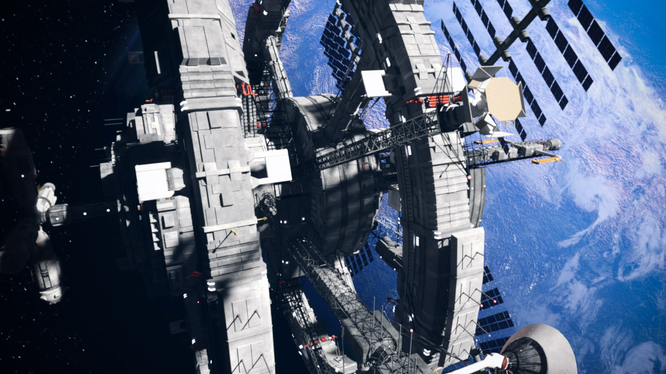 40 HDRIs - Movie Maker Iray - Space Station Operational | Daz 3D