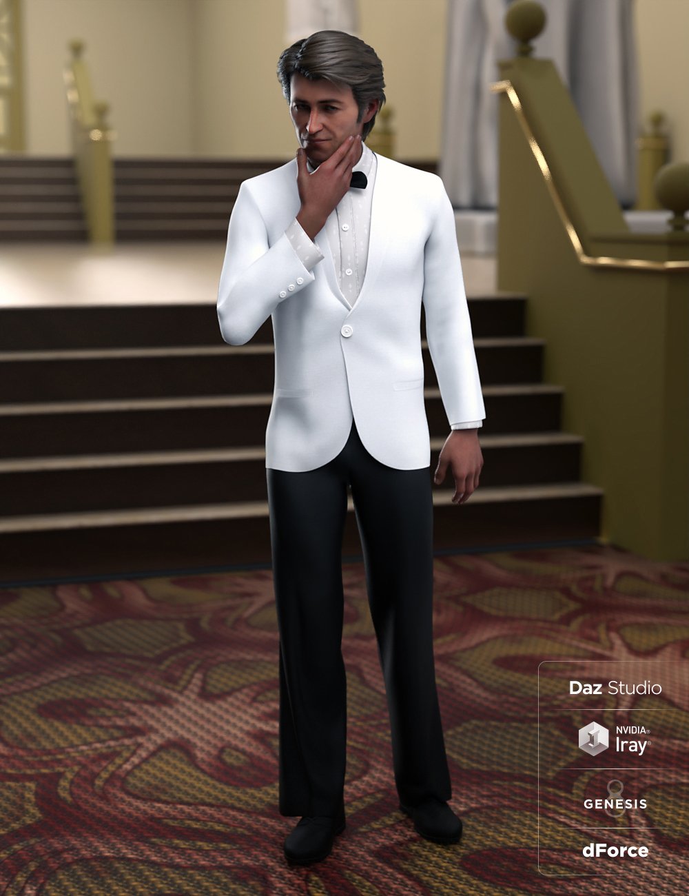 dForce Monte Carlo Suit for Genesis 8 Male(s)