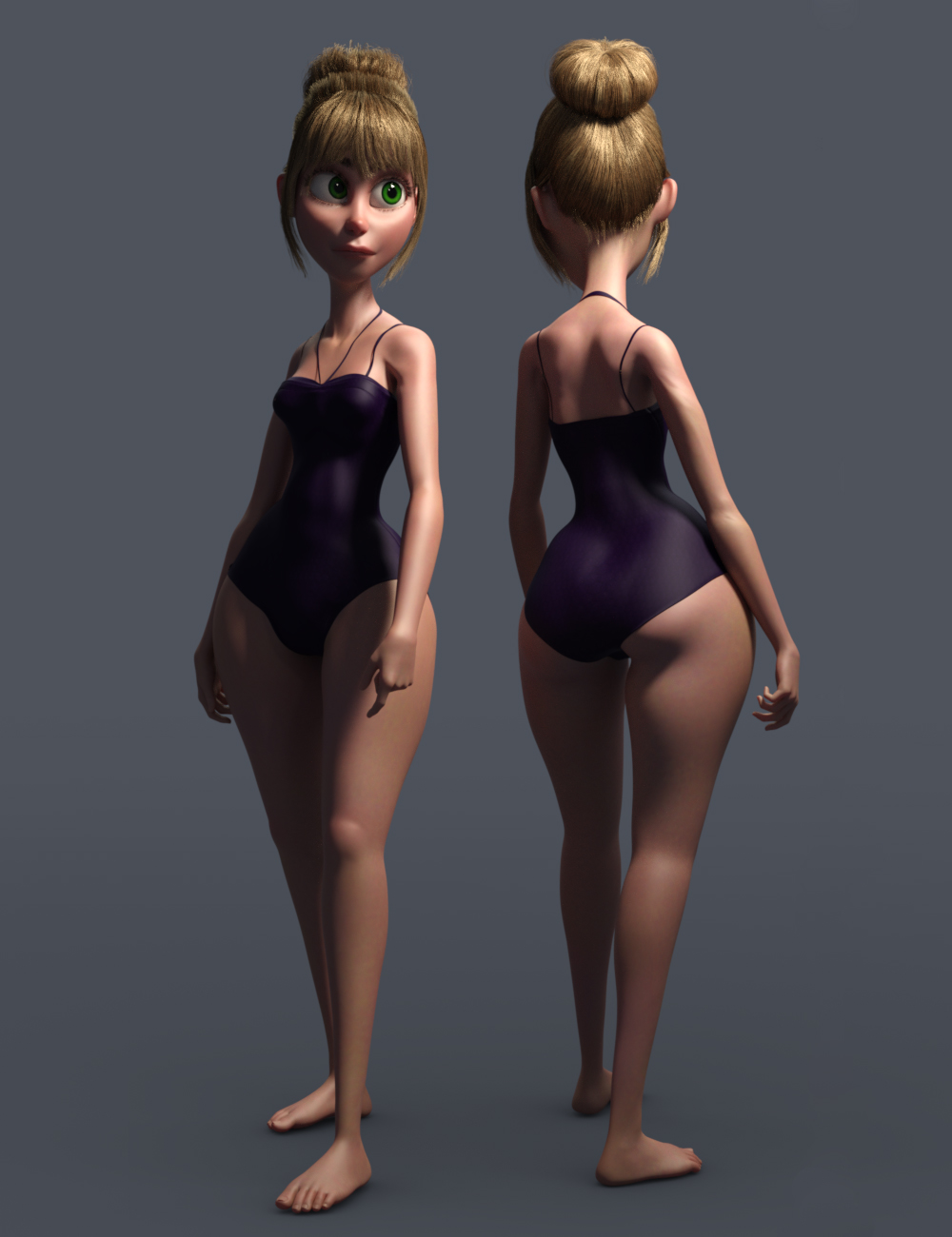 Toon Mom for Genesis 8 Female by: JoeQuick, 3D Models by Daz 3D