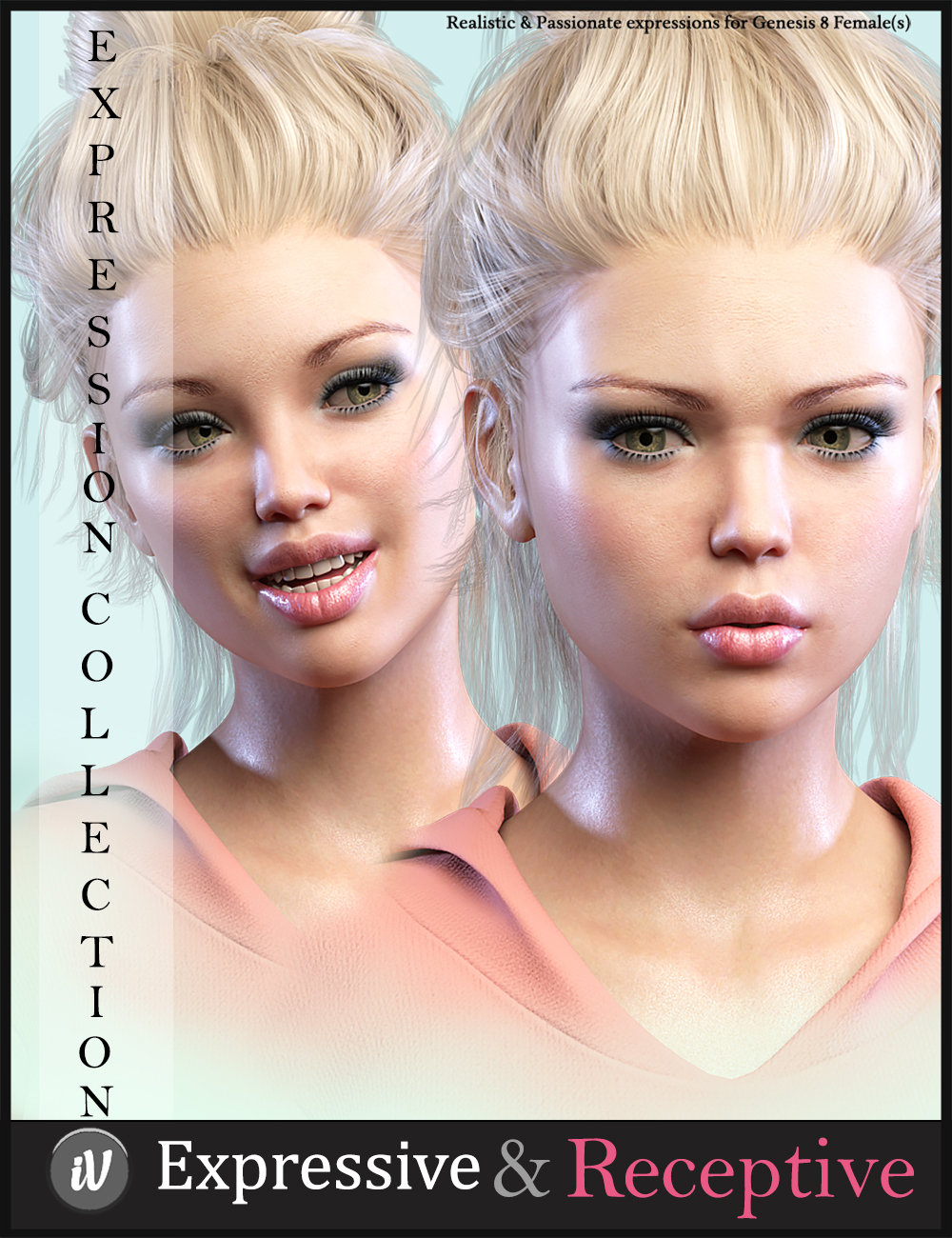 iV Expressive & Receptive Communication For Genesis 8 Female(s) by: i3D_LotusValery3D, 3D Models by Daz 3D