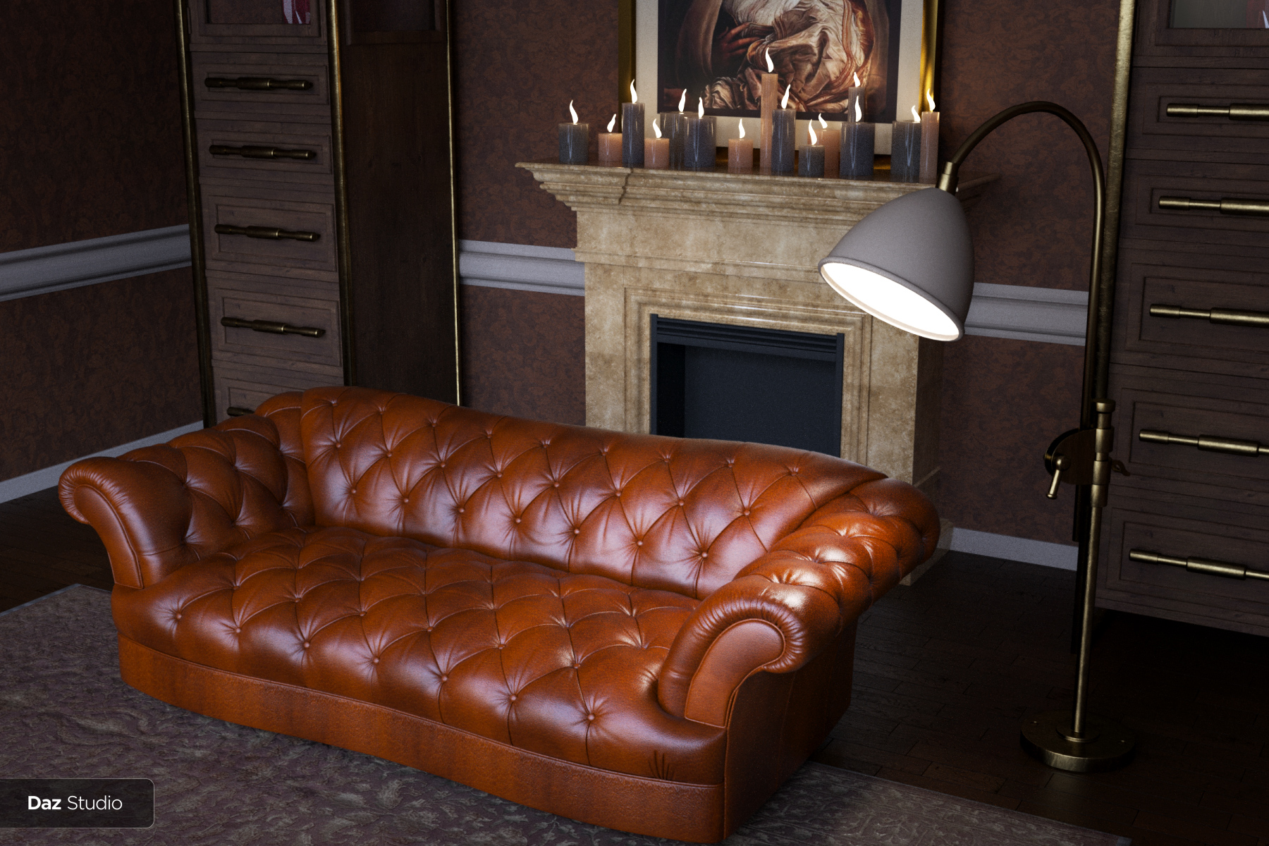 Mobster Room by: Neikdian, 3D Models by Daz 3D