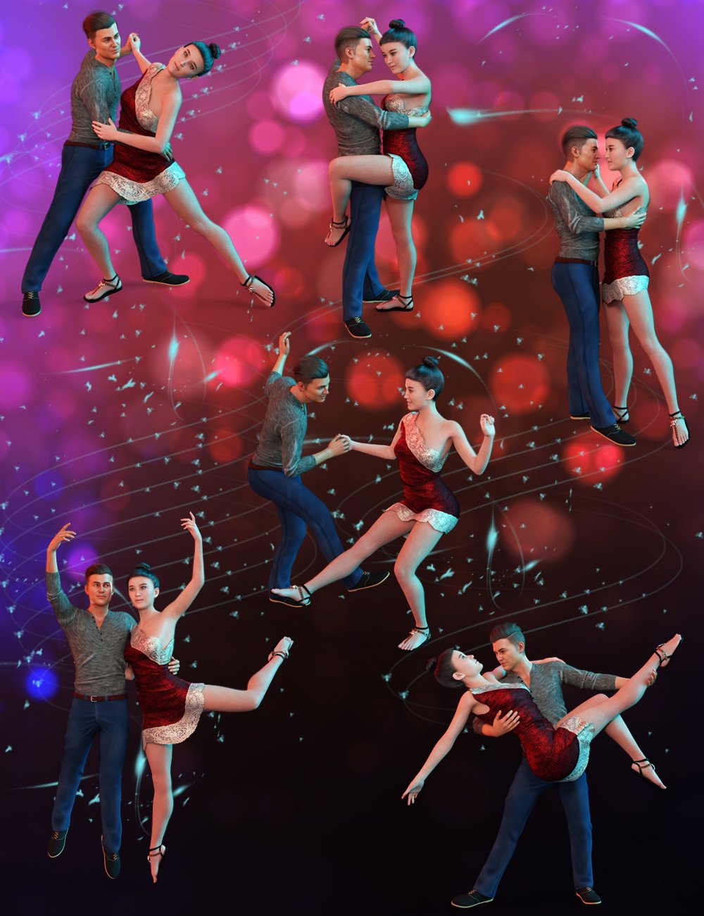 InterActive Poses for Genesis 8 InterActive Poses for Genesis 8 by: Pixelunashadownet, 3D Models by Daz 3D