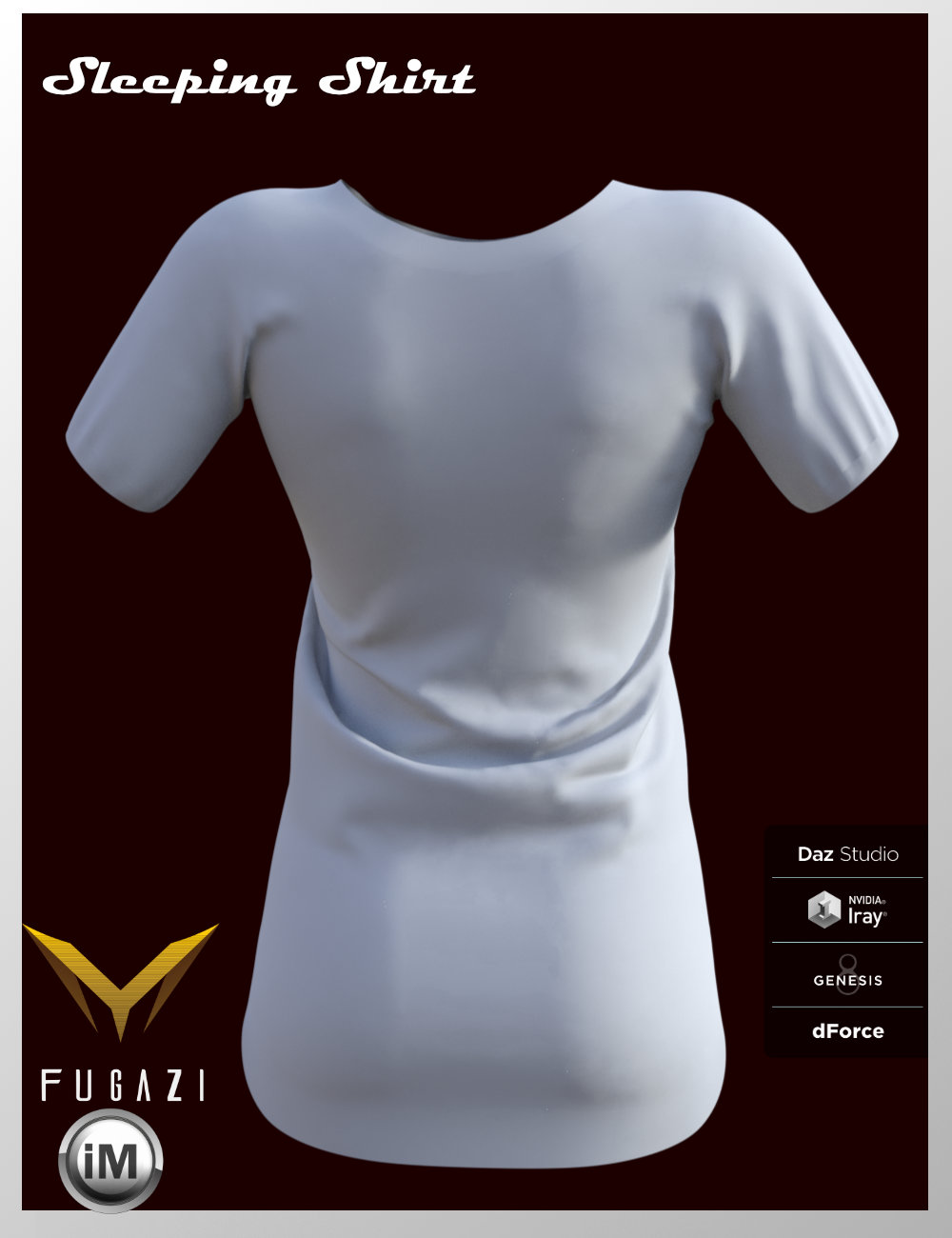 FG Sleeping Shirt by: Fugazi1968Ironman, 3D Models by Daz 3D