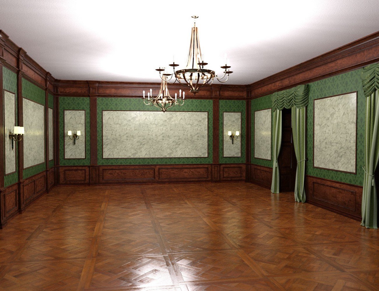 A Touch of Classicism Room by: Goriav, 3D Models by Daz 3D