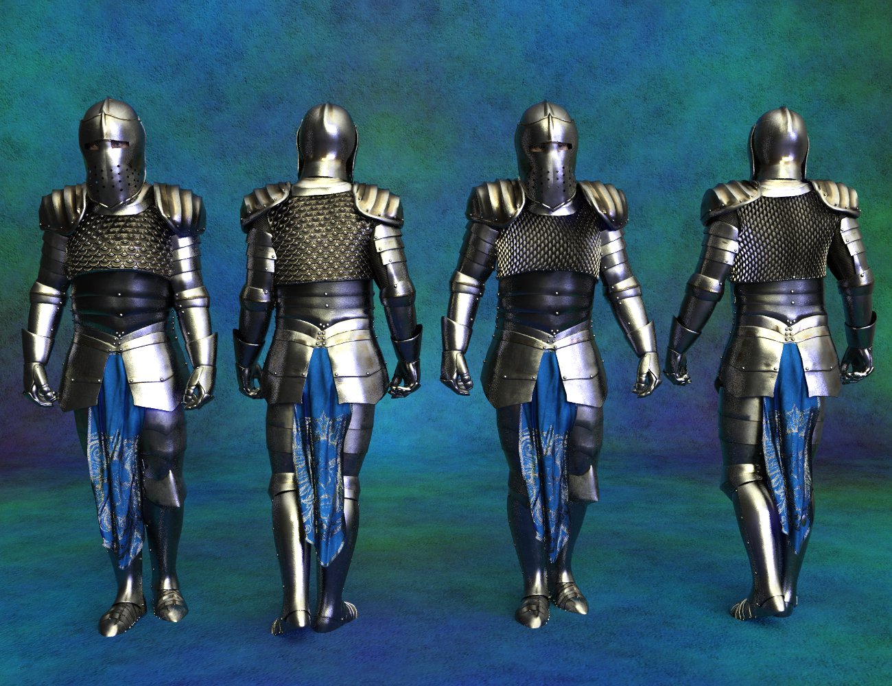 dForce Morphing Fantasy Armor Genesis 8 Male by: SickleyieldMoonscape GraphicsSade, 3D Models by Daz 3D