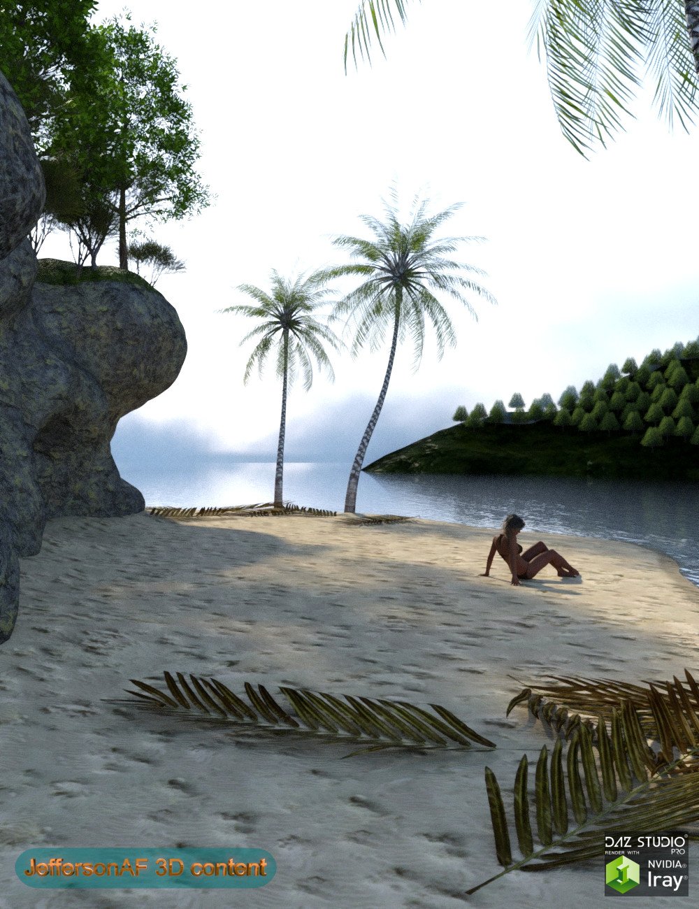 The Beach by: JeffersonAF, 3D Models by Daz 3D