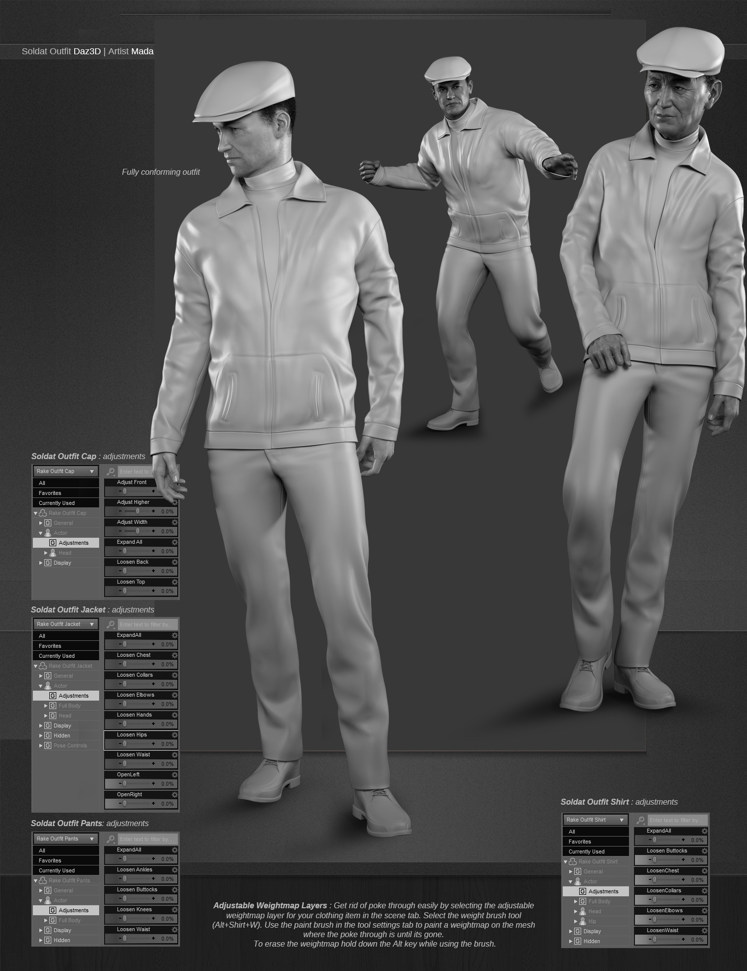 Soldat Outfit for Genesis 8 Male(s) by: Anna BenjaminMada, 3D Models by Daz 3D