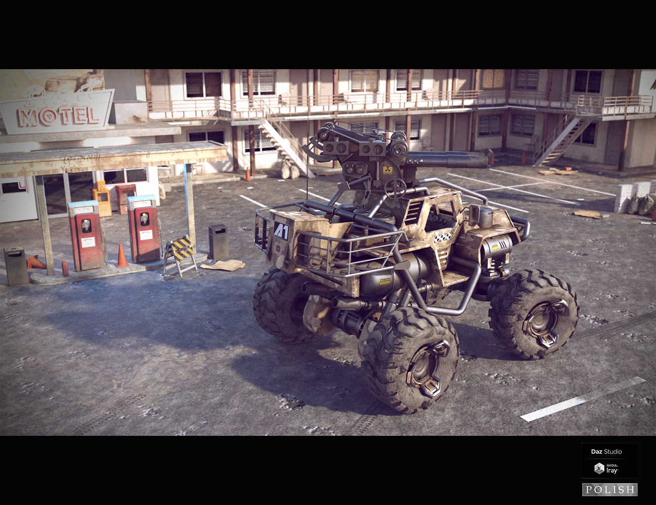 ATT Buggy Vehicle ATT Buggy Vehicle by: Polish, 3D Models by Daz 3D