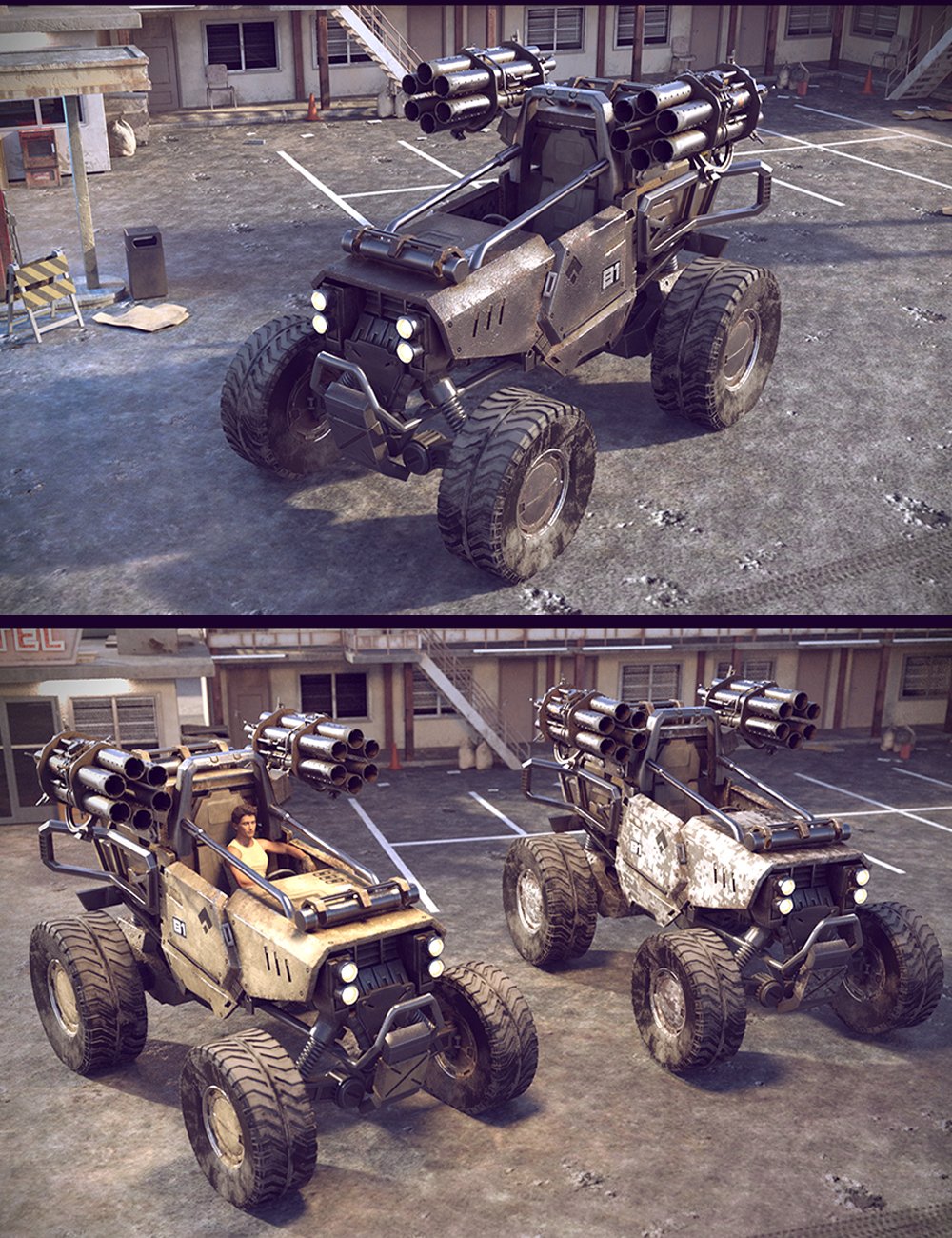 BTT Buggy Vehicle by: Polish, 3D Models by Daz 3D