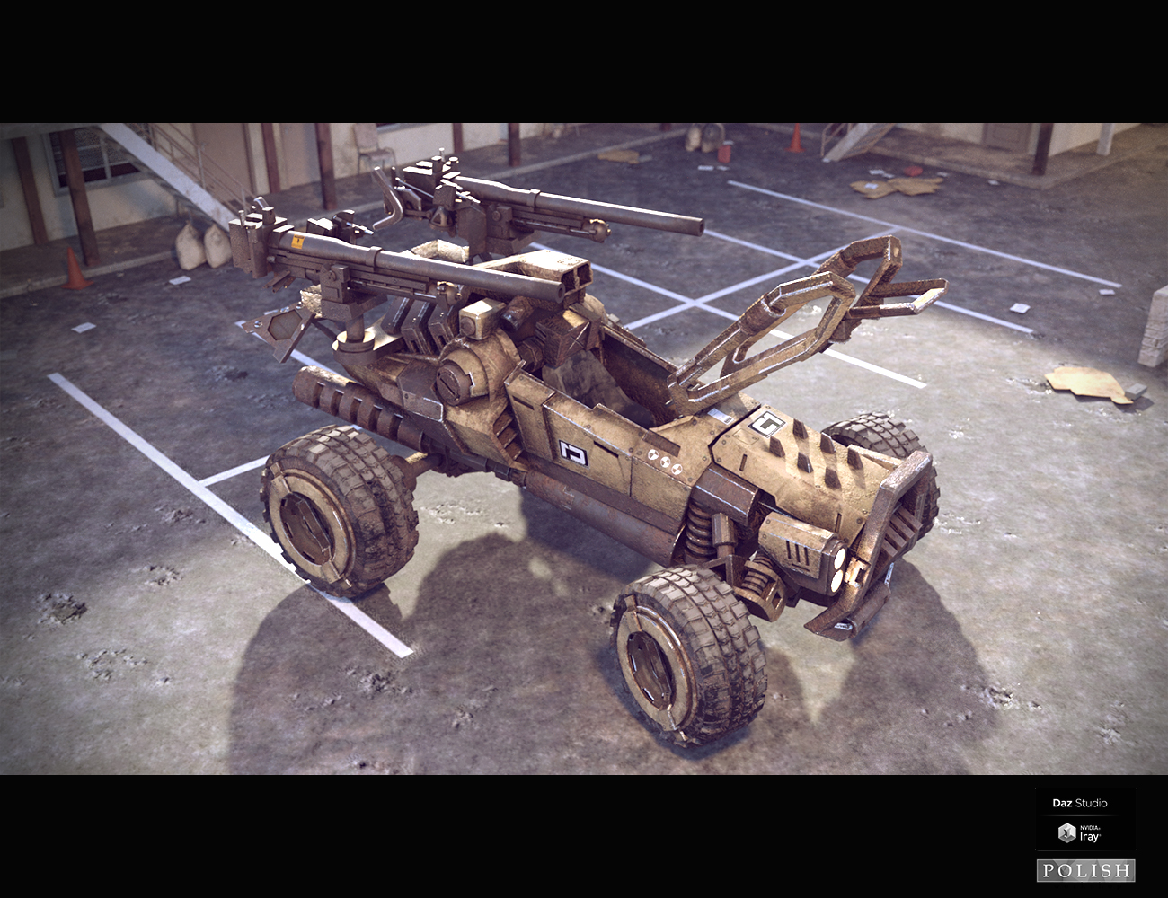 CTT Buggy Vehicle by: Polish, 3D Models by Daz 3D