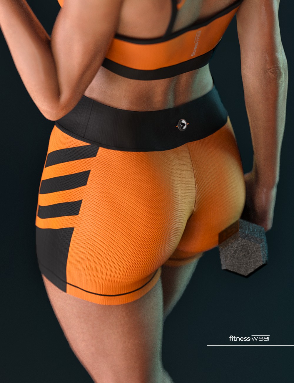 AJC I'm So Fitness Outfit for Genesis 8 Female(s) by: adeilsonjc, 3D Models by Daz 3D