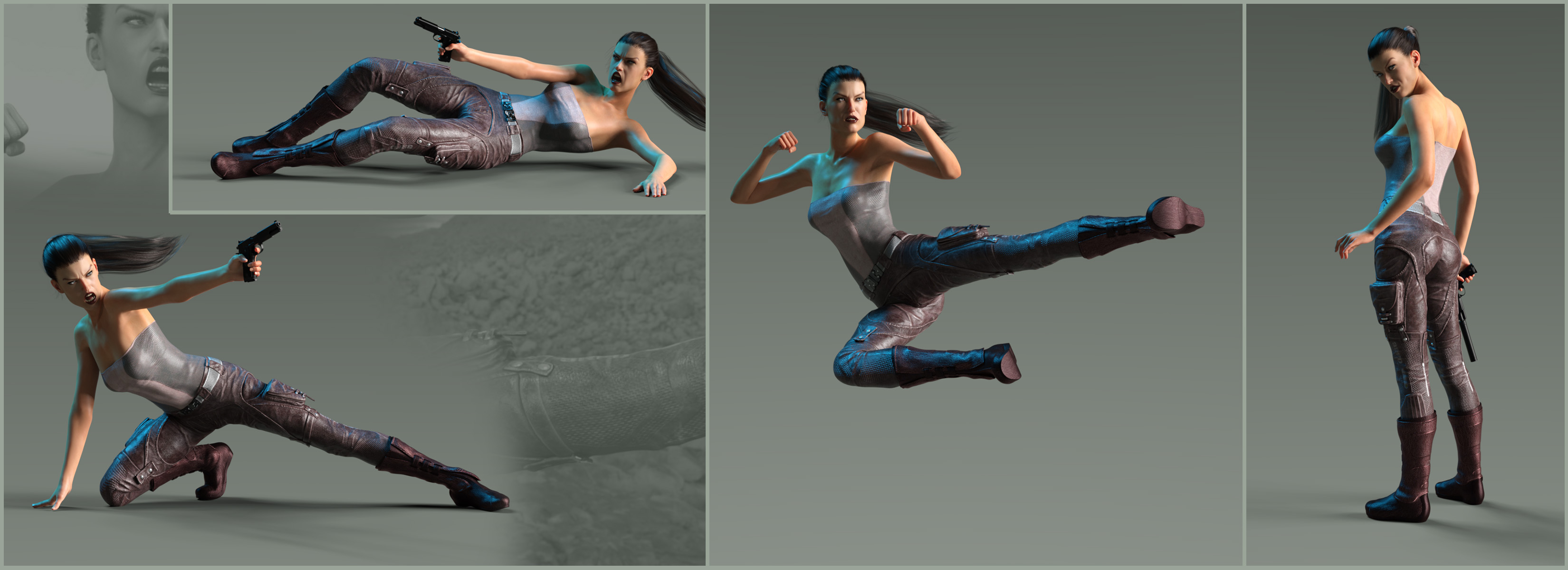 Z Ready for Action Poses and Expressions for Josephene 8 Z Ready for Action Poses and Expressions for Josephene 8 by: Zeddicuss, 3D Models by Daz 3D
