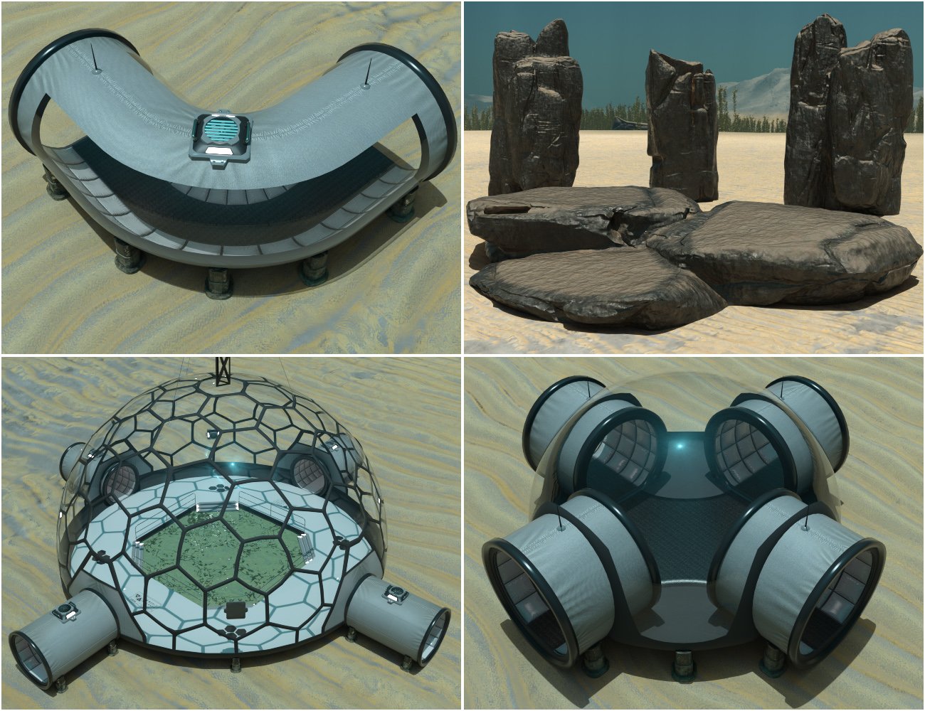 Easy Snap Universal Sea Habitat by: midnight_stories, 3D Models by Daz 3D