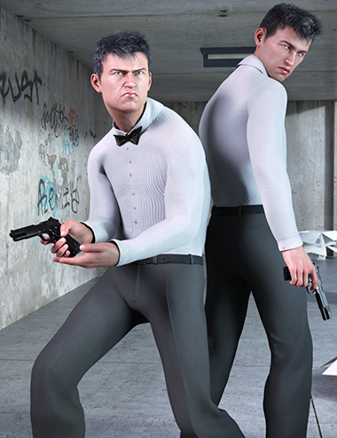 Z Man of the Hour Poses and Expressions for Jonathan 8 by: Zeddicuss, 3D Models by Daz 3D
