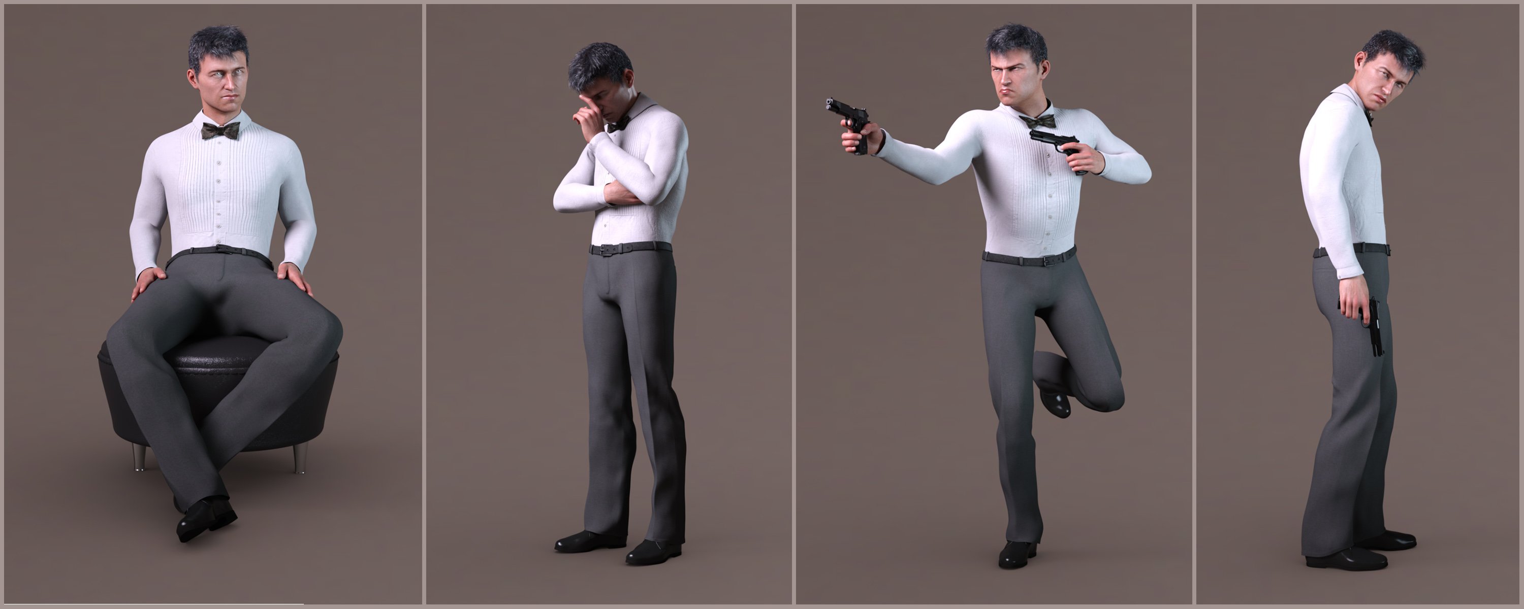 Z Man of the Hour Poses and Expressions for Jonathan 8 Z Man of the Hour Poses and Expressions for Jonathan 8 by: Zeddicuss, 3D Models by Daz 3D