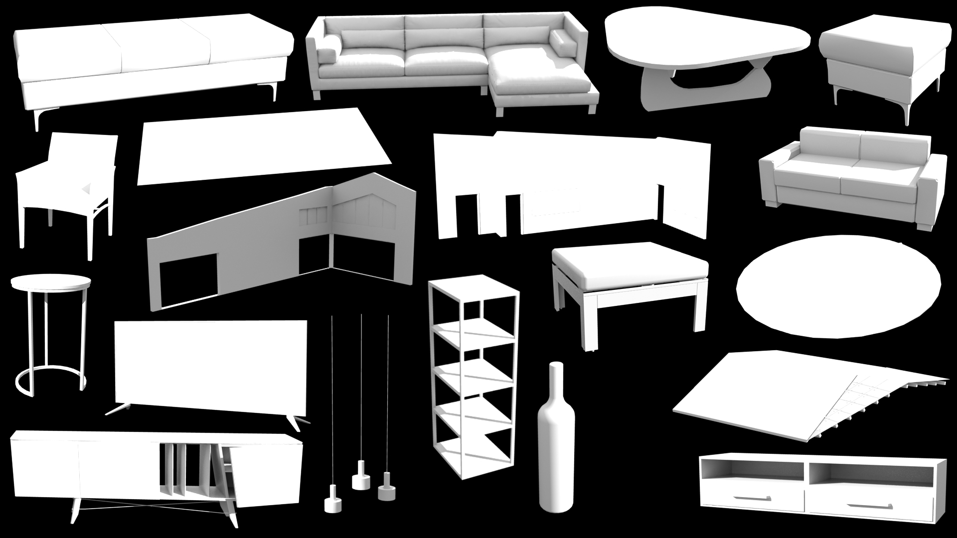 Energy Efficient Living Room Energy Efficient Living Room by: Tesla3dCorp, 3D Models by Daz 3D