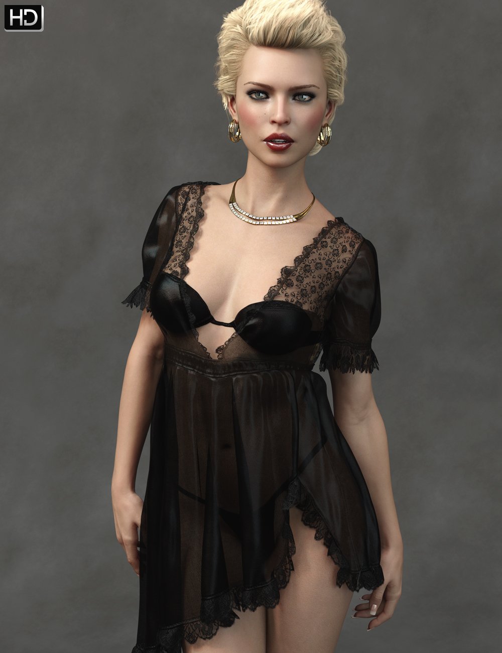 Evlin HD for Genesis 8 Female by: Emrys, 3D Models by Daz 3D