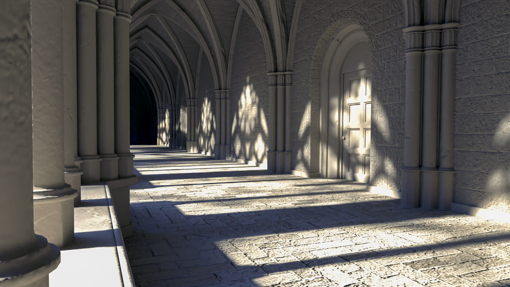 Gothic Courtyard by: SloshWerks, 3D Models by Daz 3D
