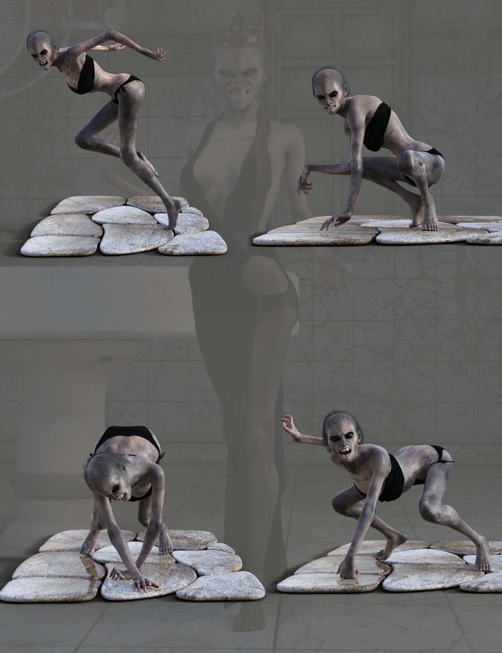 Creepy Poses For Genesis 8 Female Creepy Poses For Genesis 8 Female by: Ensary, 3D Models by Daz 3D