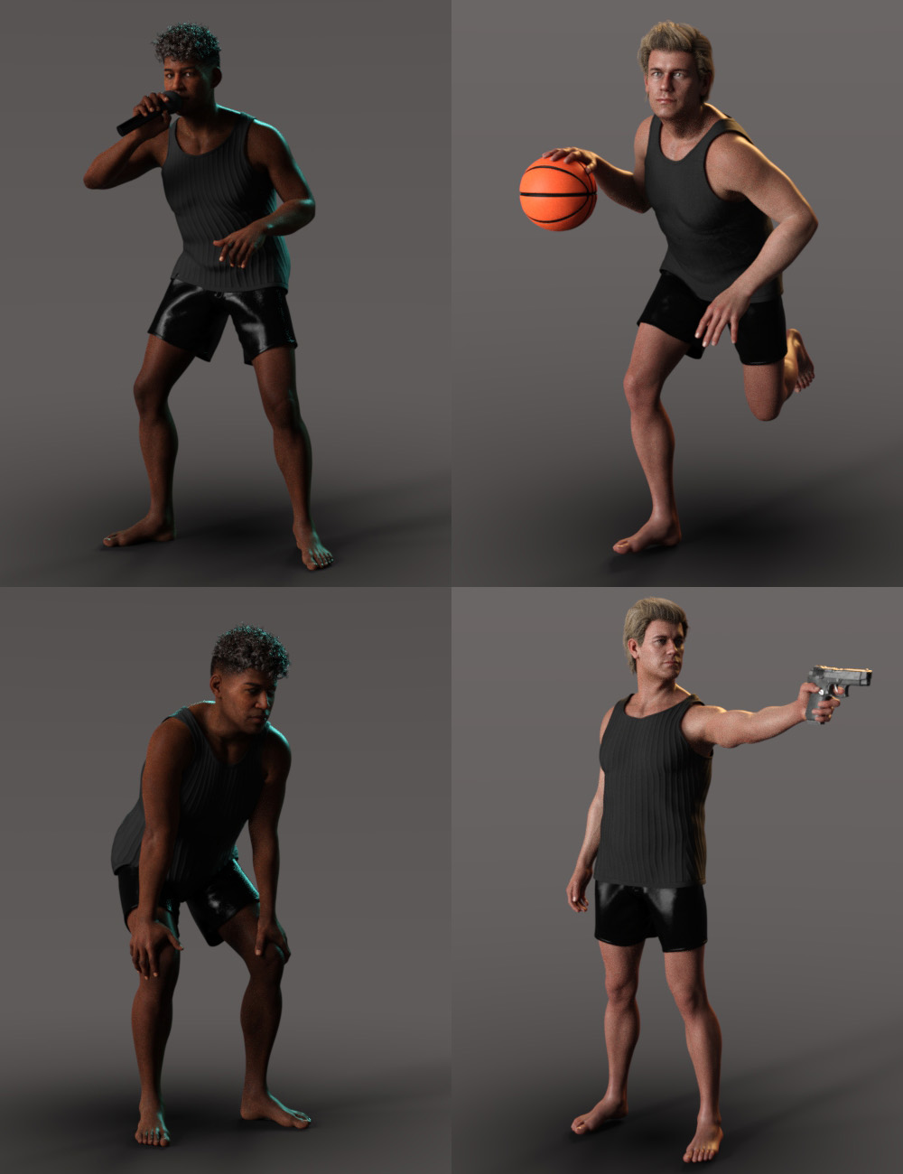 Enduring Icon Poses for Leroy 8 by: AliveSheCried, 3D Models by Daz 3D