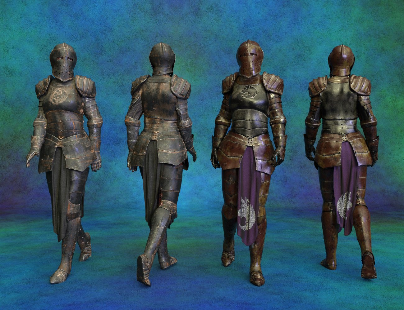 dForce Morphing Fantasy Armor for Genesis 8 Female(s) by: SickleyieldMoonscape GraphicsSade, 3D Models by Daz 3D